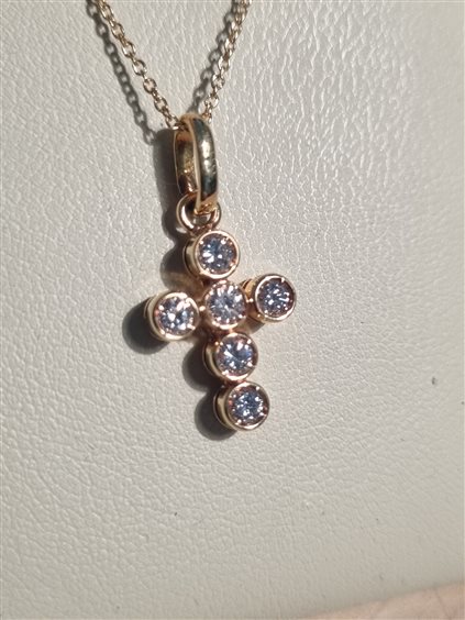 Pendente Gilma Gioielleria  in Oro Diamante 0.42 Ct PEOR-32-286 - PEOR-32-286